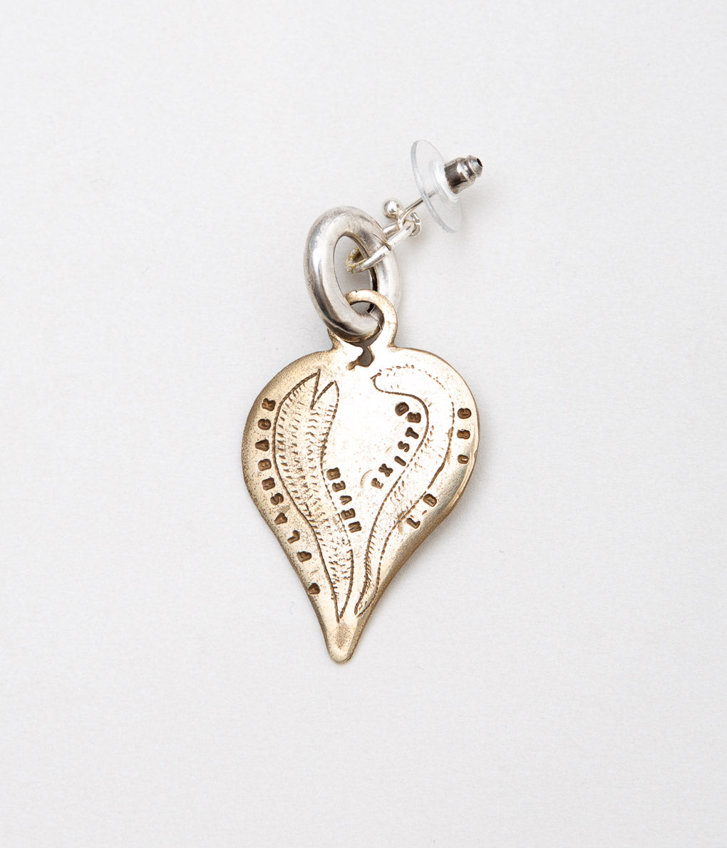 ORNAMENT&CRIME "BIG HEART EARRING"(MIXED)