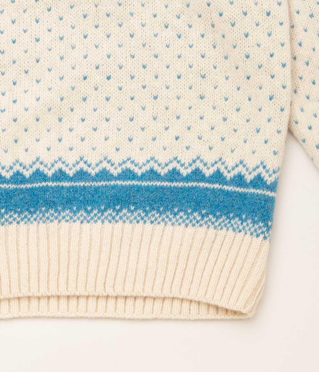 INVERALLAN "CREW NECK DEER" (CREAM × PENNAN BAY)