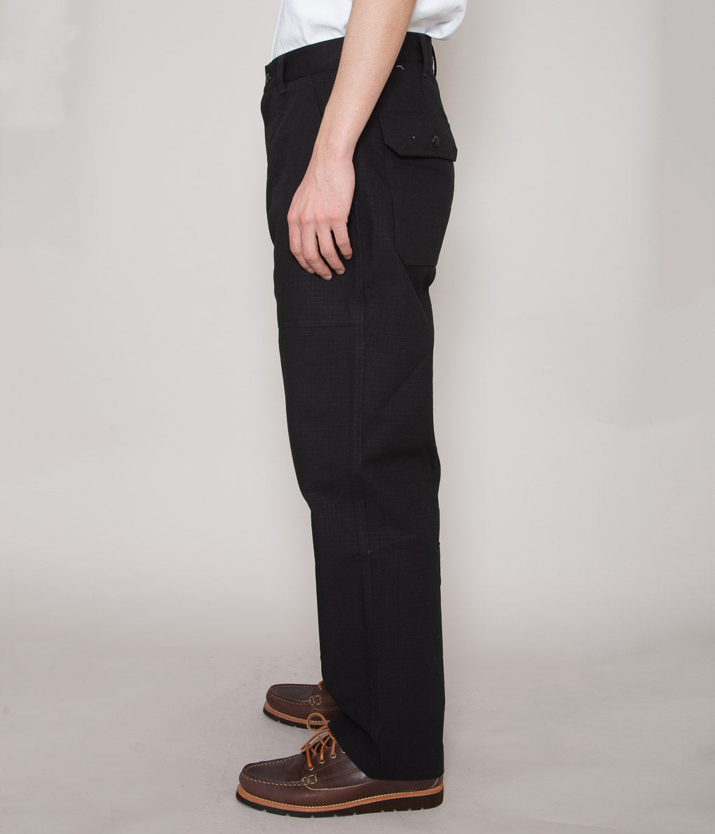 RANDY'S GARMENTS "UTILITY PANT"(BLACK RIPSTOP)