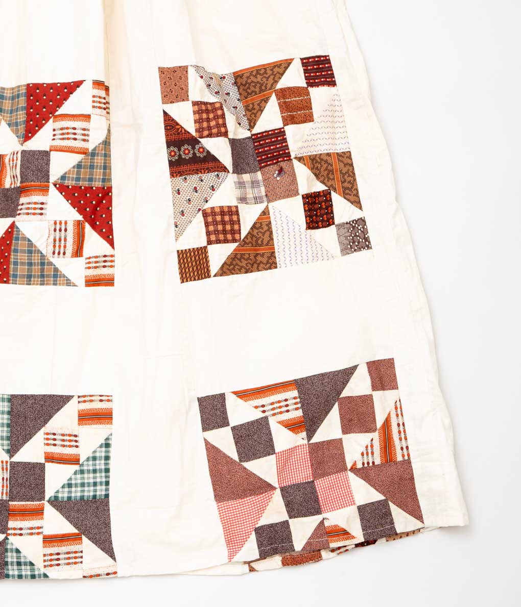 FAREWELL FRANCES FOR MAIDENS SHOP WOMEN"JULIE DRESS"(BROWN QUILT)