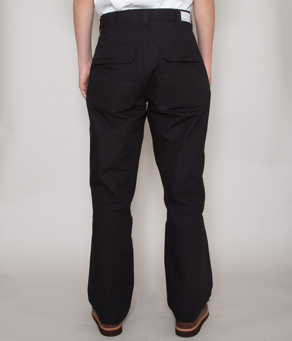 RANDY'S GARMENTS "UTILITY PANT"(BLACK RIPSTOP)