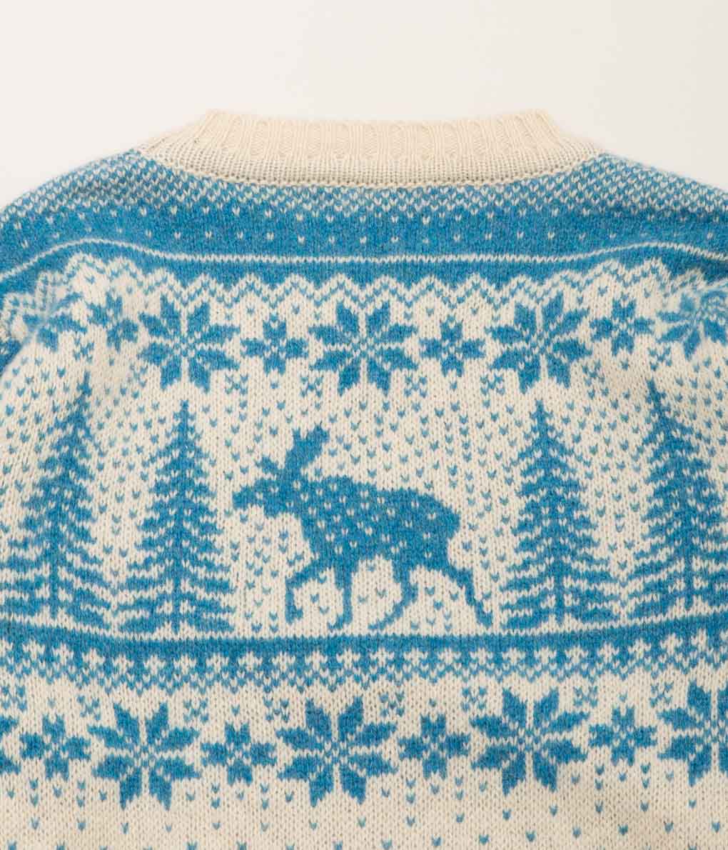 INVERALLAN "CREW NECK DEER" (CREAM × PENNAN BAY)
