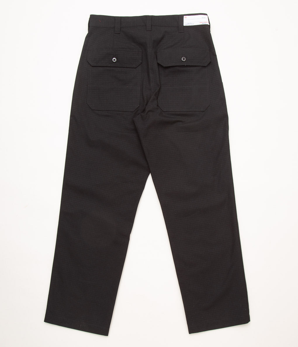 RANDY'S GARMENTS "UTILITY PANT"(BLACK RIPSTOP)