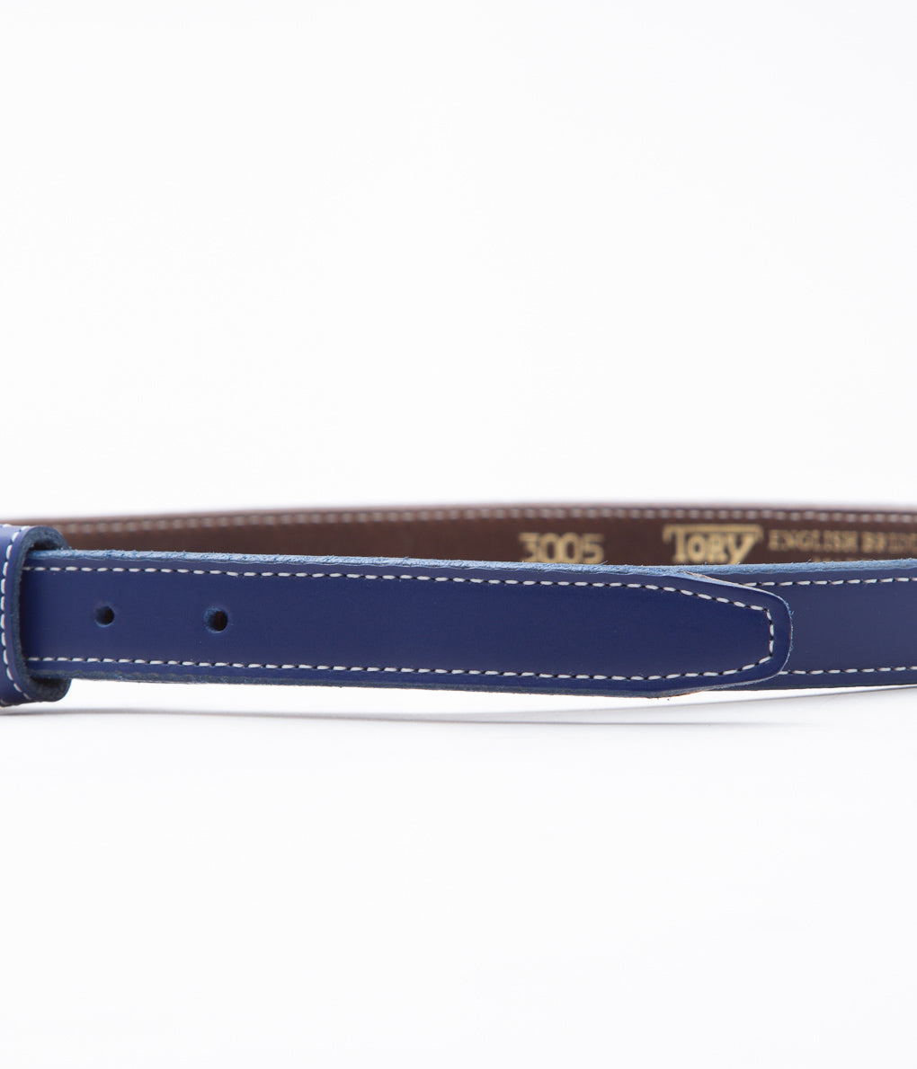 TORY LEATHER ''3005 3/4 BRIDLE LEATHER SPUR BELT'' (ROYAL)