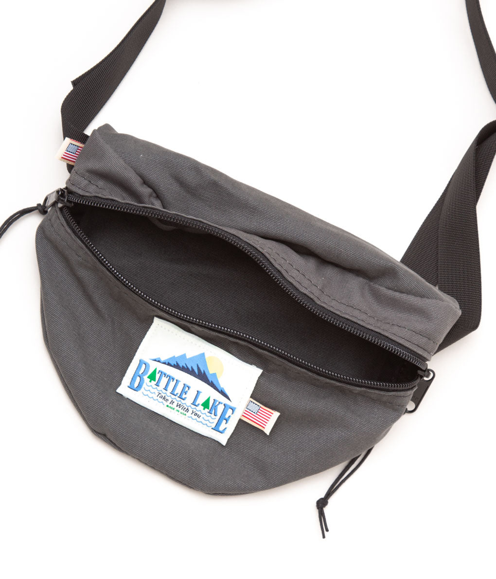 BATTLE LAKE "CANVAS MINI POUCH"(GRAPHITE)
