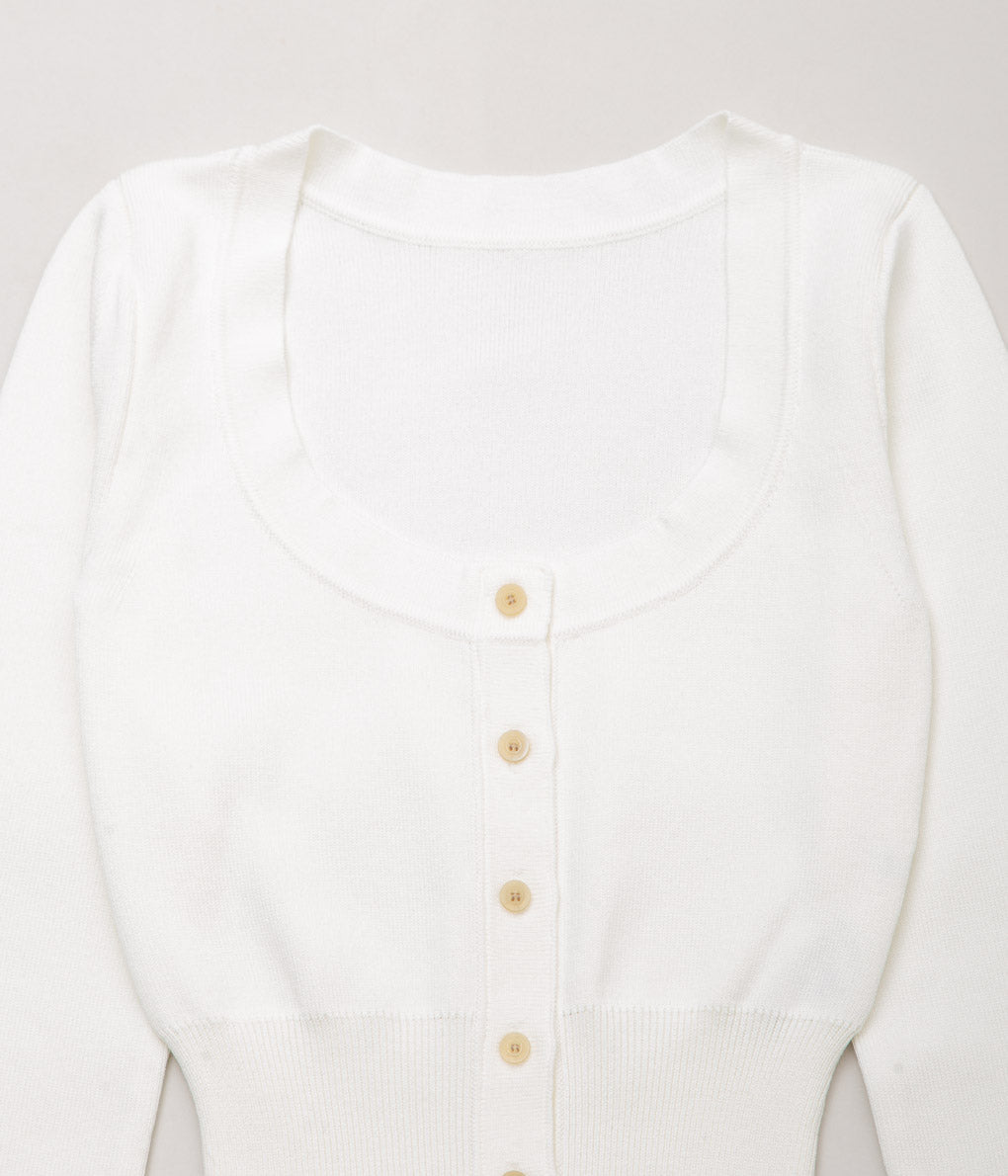 PAN''KNIT CARDIGAN''(WHITE)