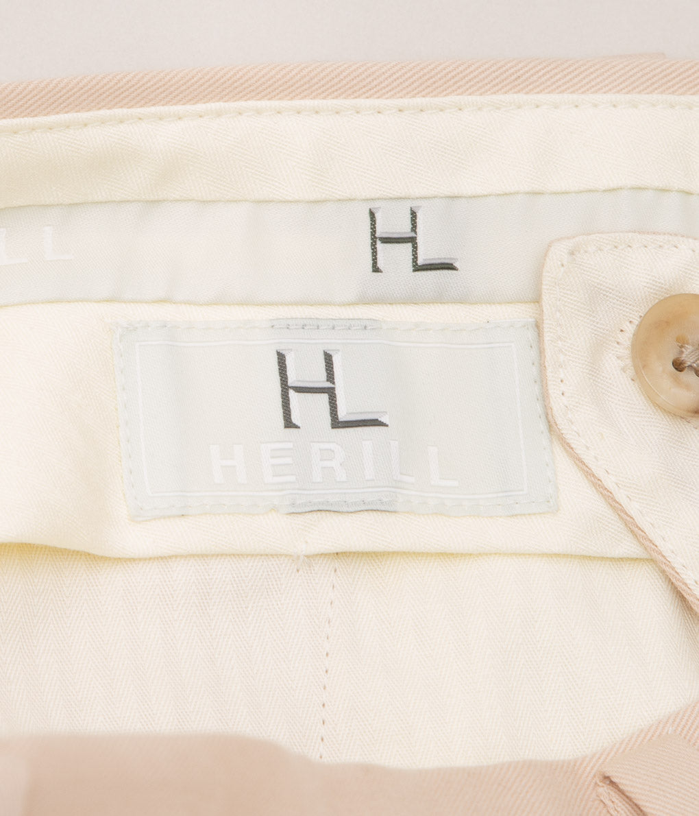 HERILL "EGYPTIAN COTTON TROUSERS"(HLBEIGE)