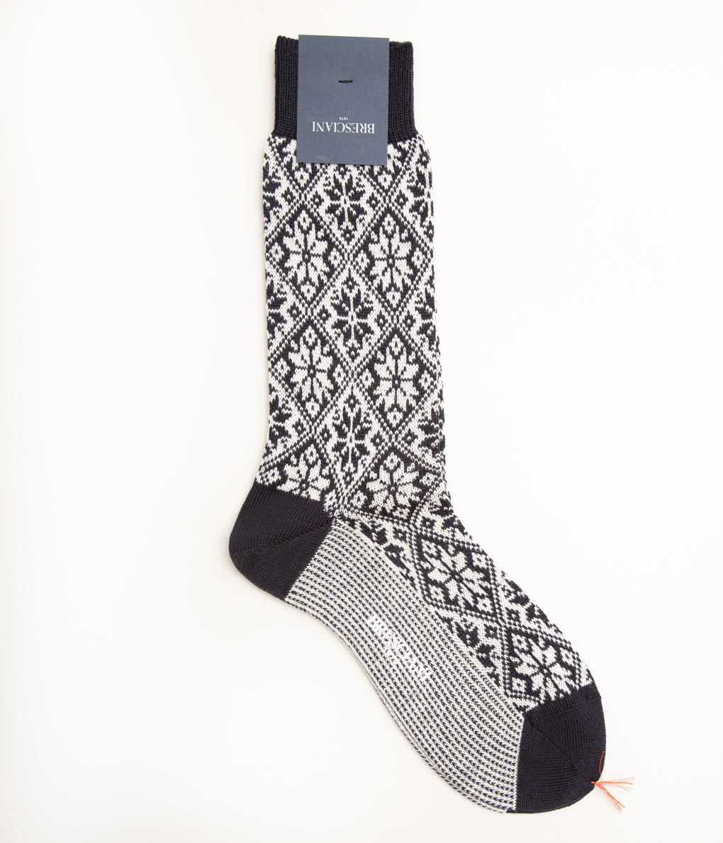 BRESCIANI "SNOWFLAKE"(NAVY)