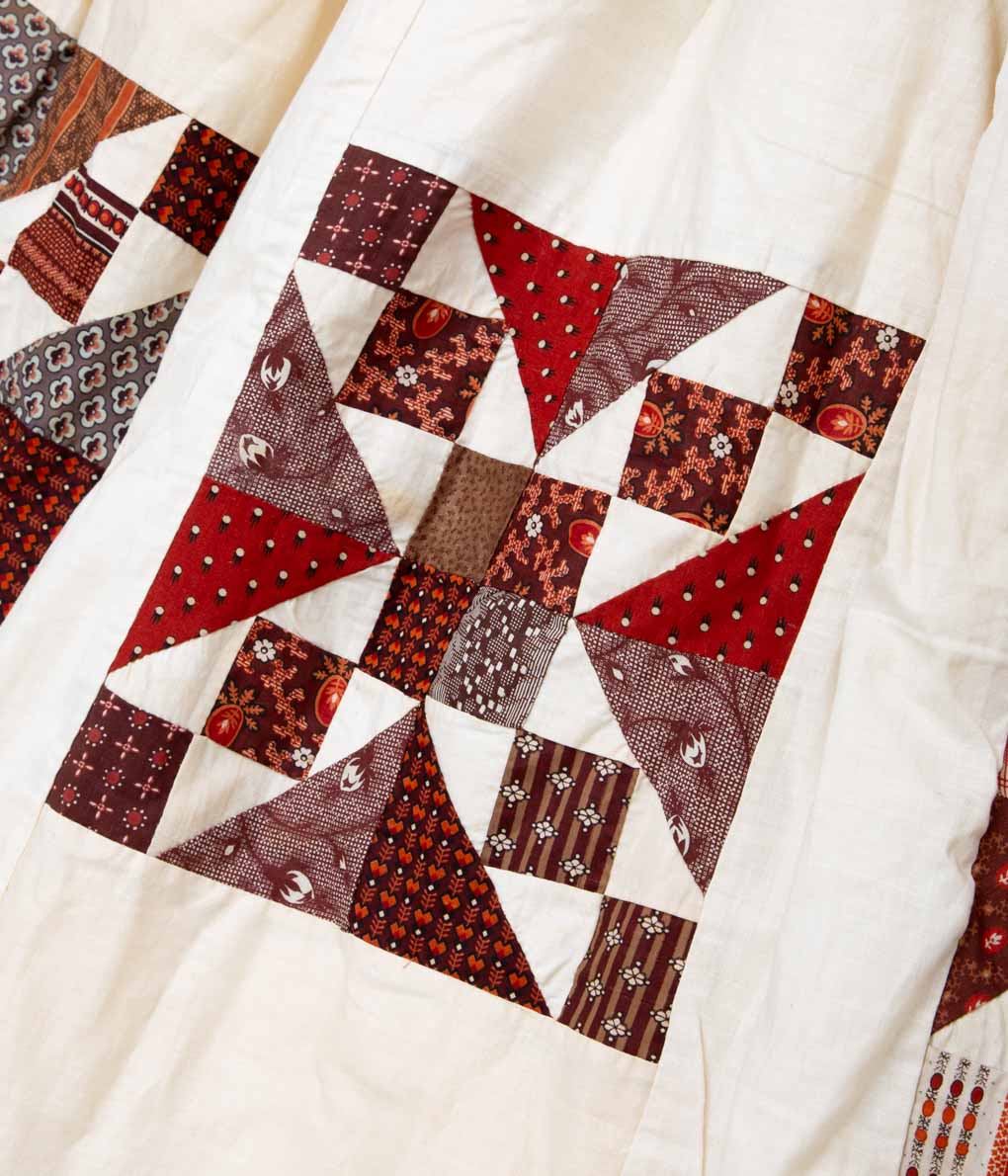 FAREWELL FRANCES FOR MAIDENS SHOP WOMEN"JULIE DRESS"(BROWN QUILT)