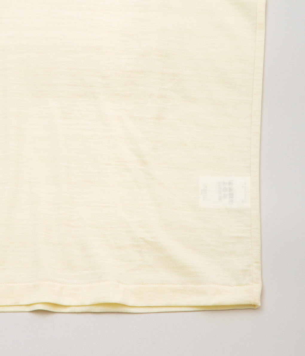COMOLI''サマーウール 半袖Tシャツ''(ECRU)