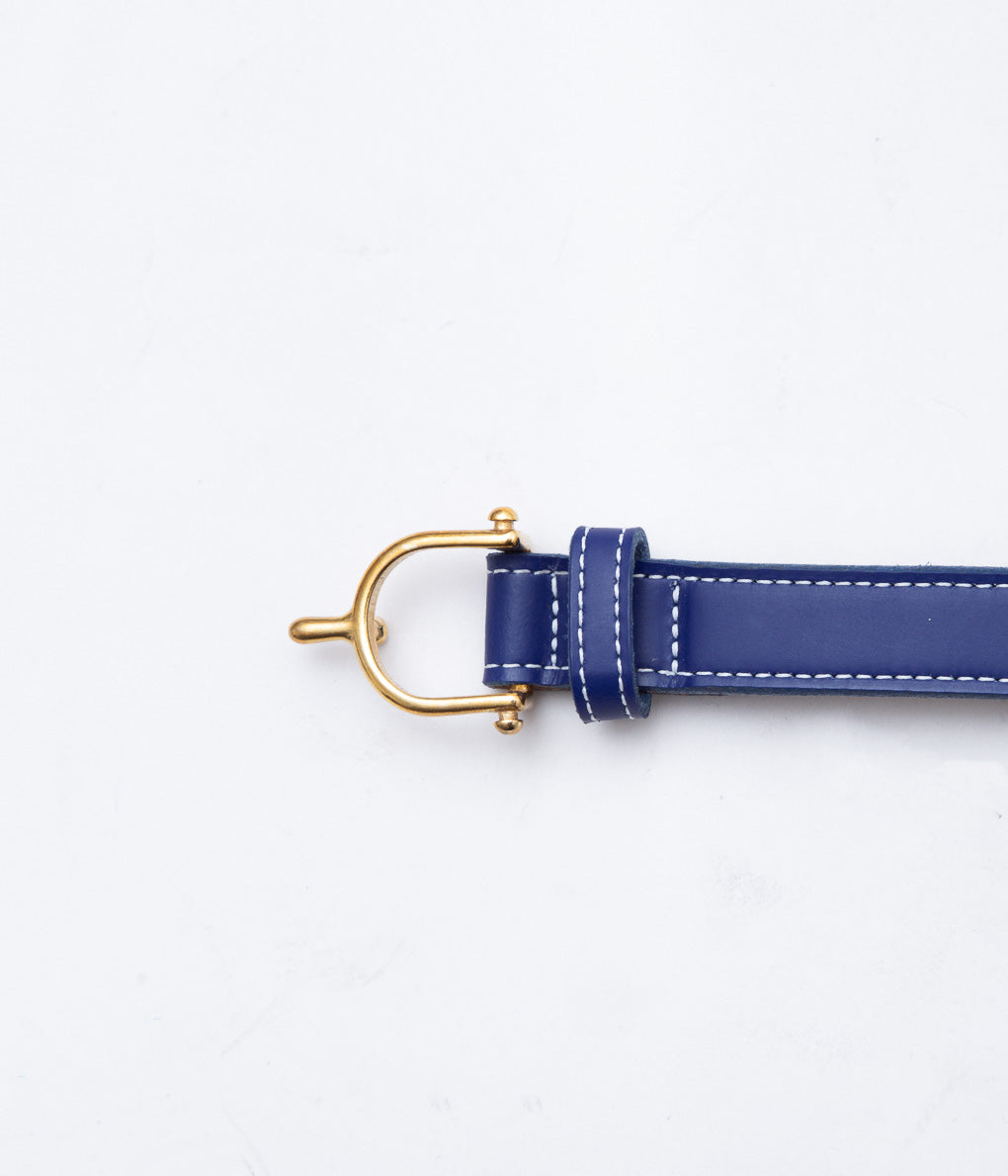 TORY LEATHER ''3005 3/4 BRIDLE LEATHER SPUR BELT'' (ROYAL)