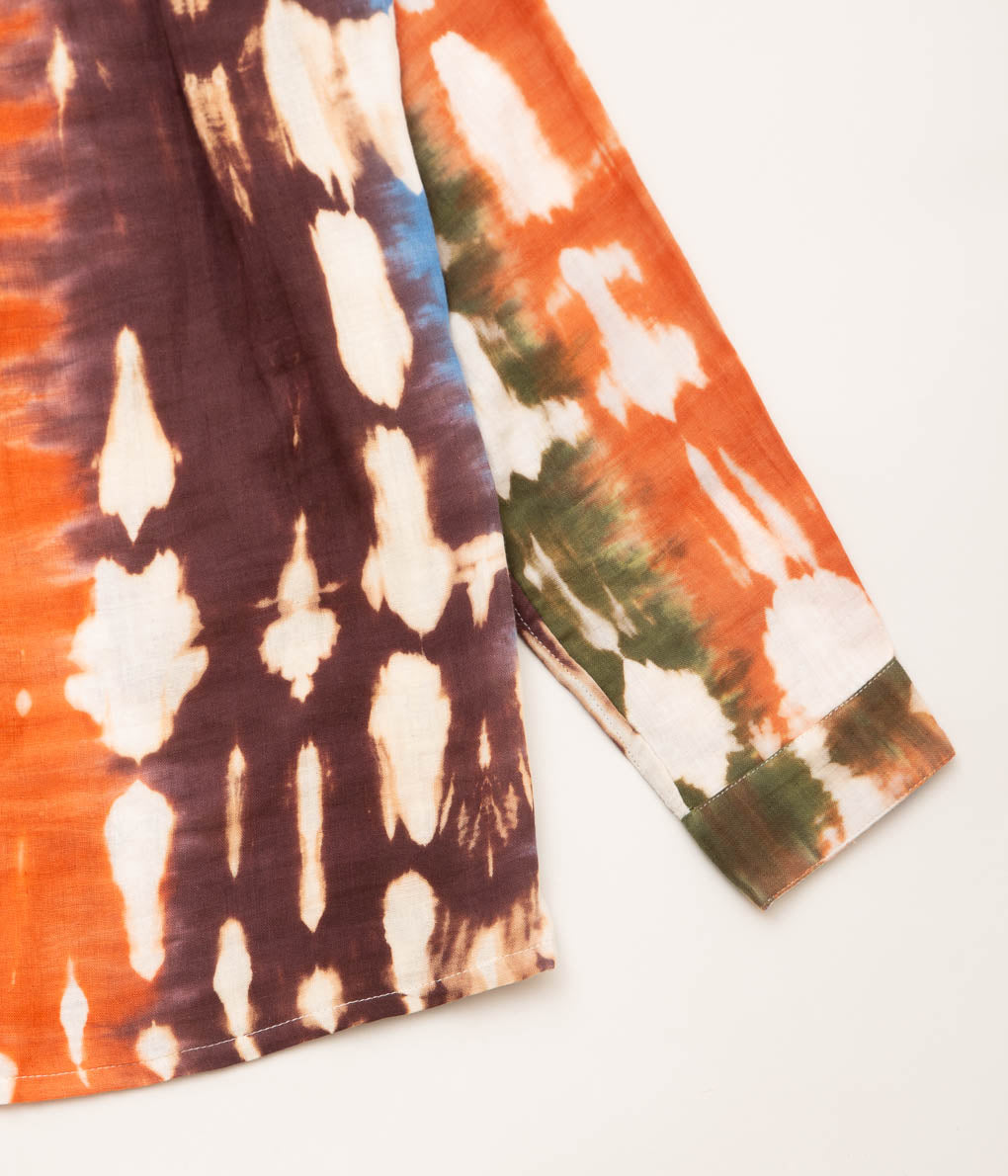 V DE VINSTER ''TIE&DYE BLOUSE'' (TANGERINE)