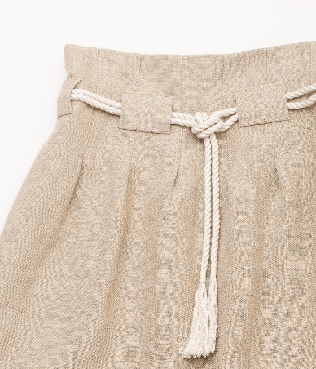 DELIY "LINEN CANVAS LONG SKIRT"(NATURAL)