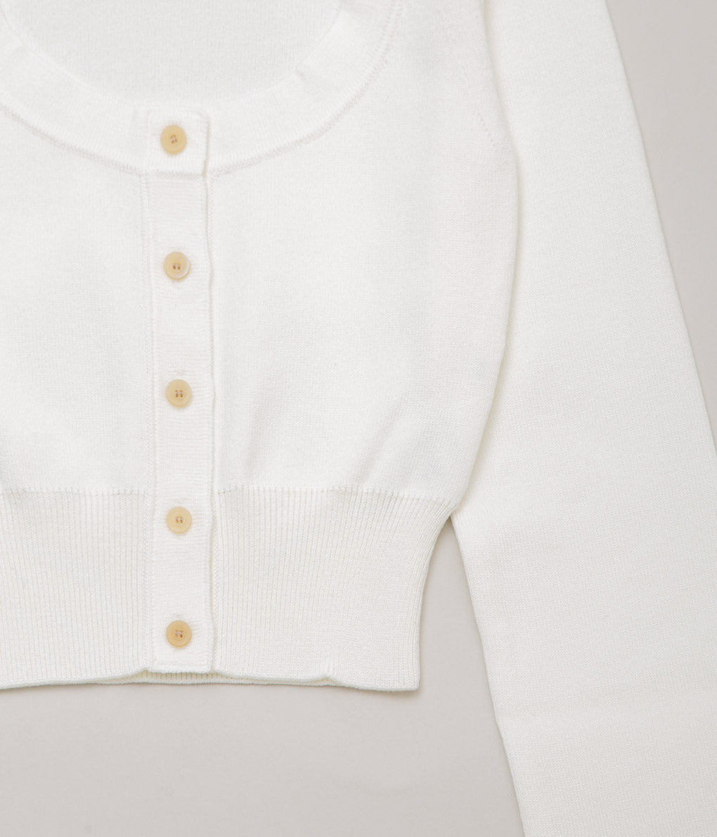 PAN''KNIT CARDIGAN''(WHITE)