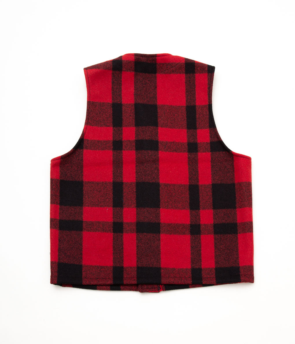 FILSON "MACKINAW WOOL VEST"(RED/BLACK)