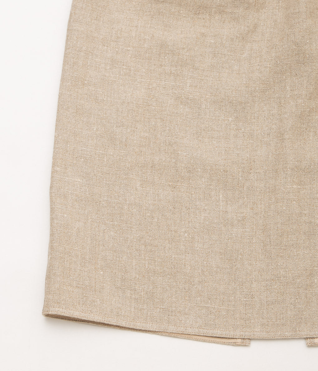 DELIY "LINEN CANVAS LONG SKIRT"(NATURAL)
