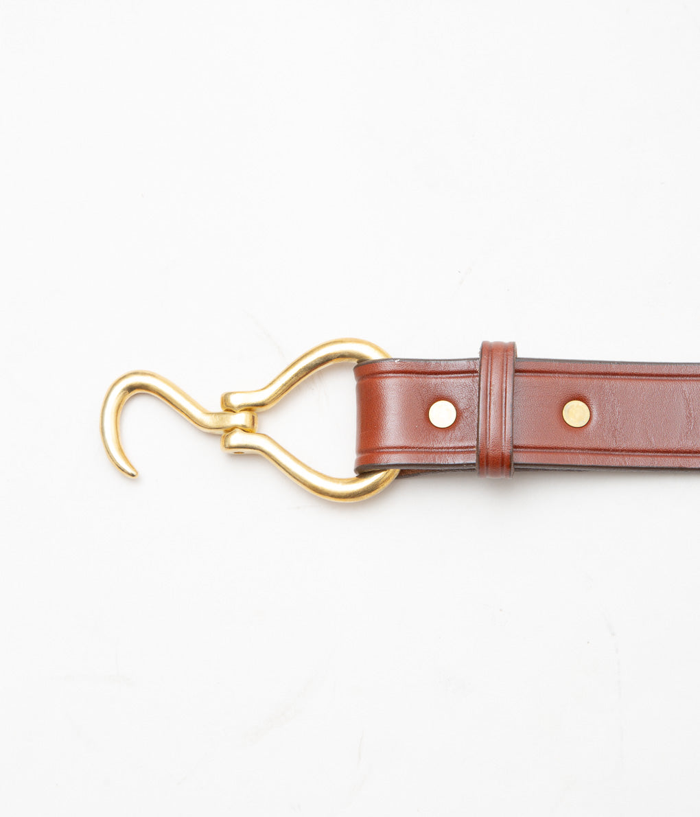 TORY LEATHER ''2258 HOOF PICK BELT'' (OAKBARK/BRASS)