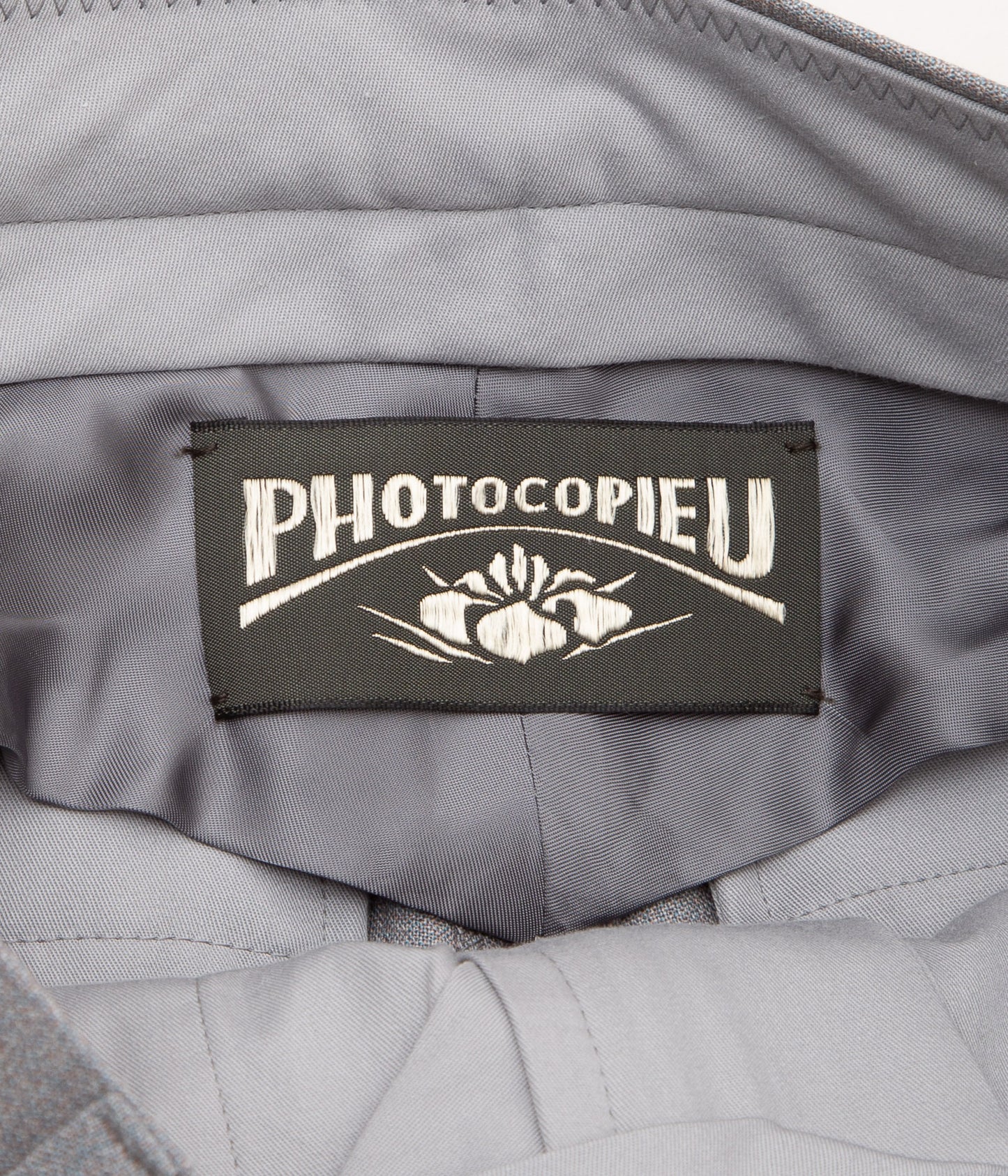PHOTOCOPIEU "TROUSERS WITH CARD CASE"(GRAY)