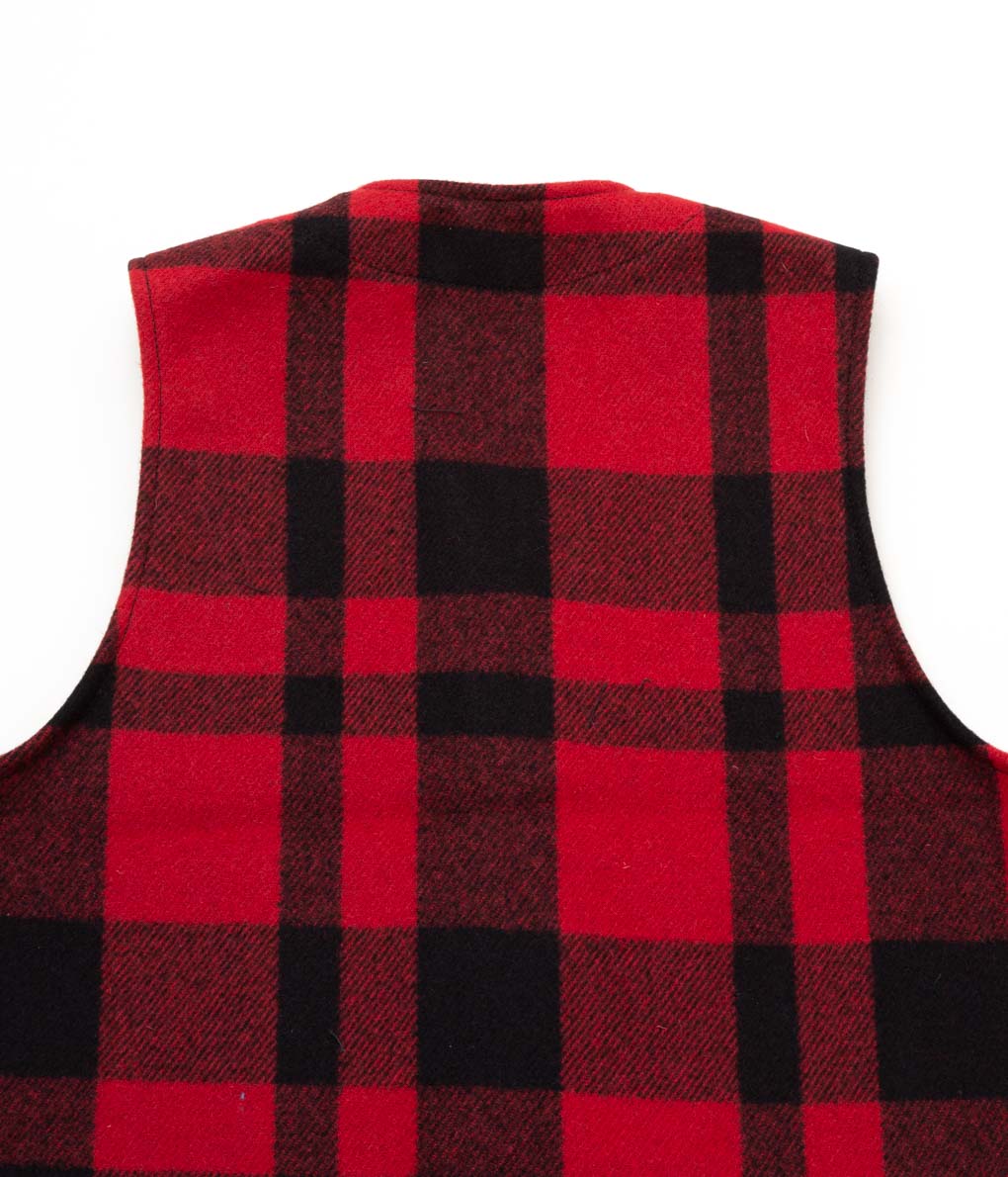 FILSON "MACKINAW WOOL VEST"(RED/BLACK)