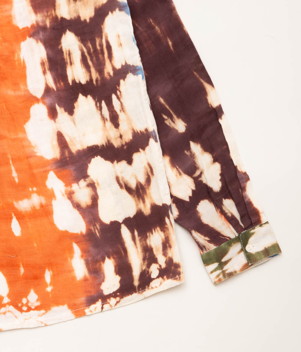 V DE VINSTER ''TIE&DYE BLOUSE'' (TANGERINE)