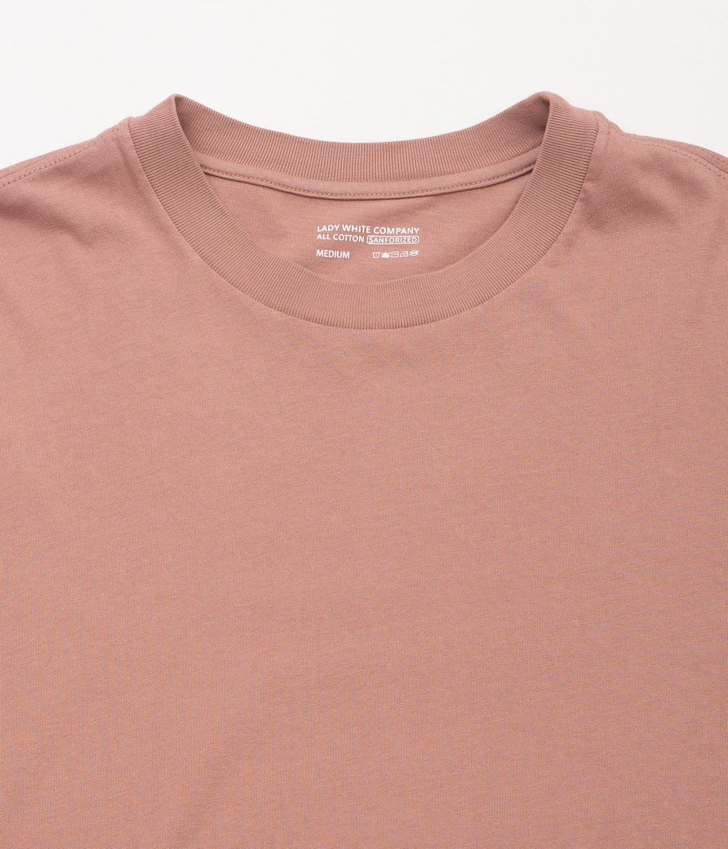 LADY WHITE CO. " ATHENS T-SHIRT"(DEEP MAUVE)