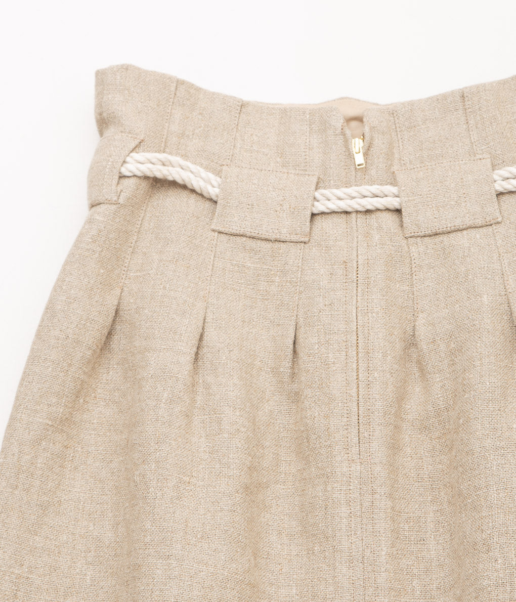 DELIY "LINEN CANVAS LONG SKIRT"(NATURAL)