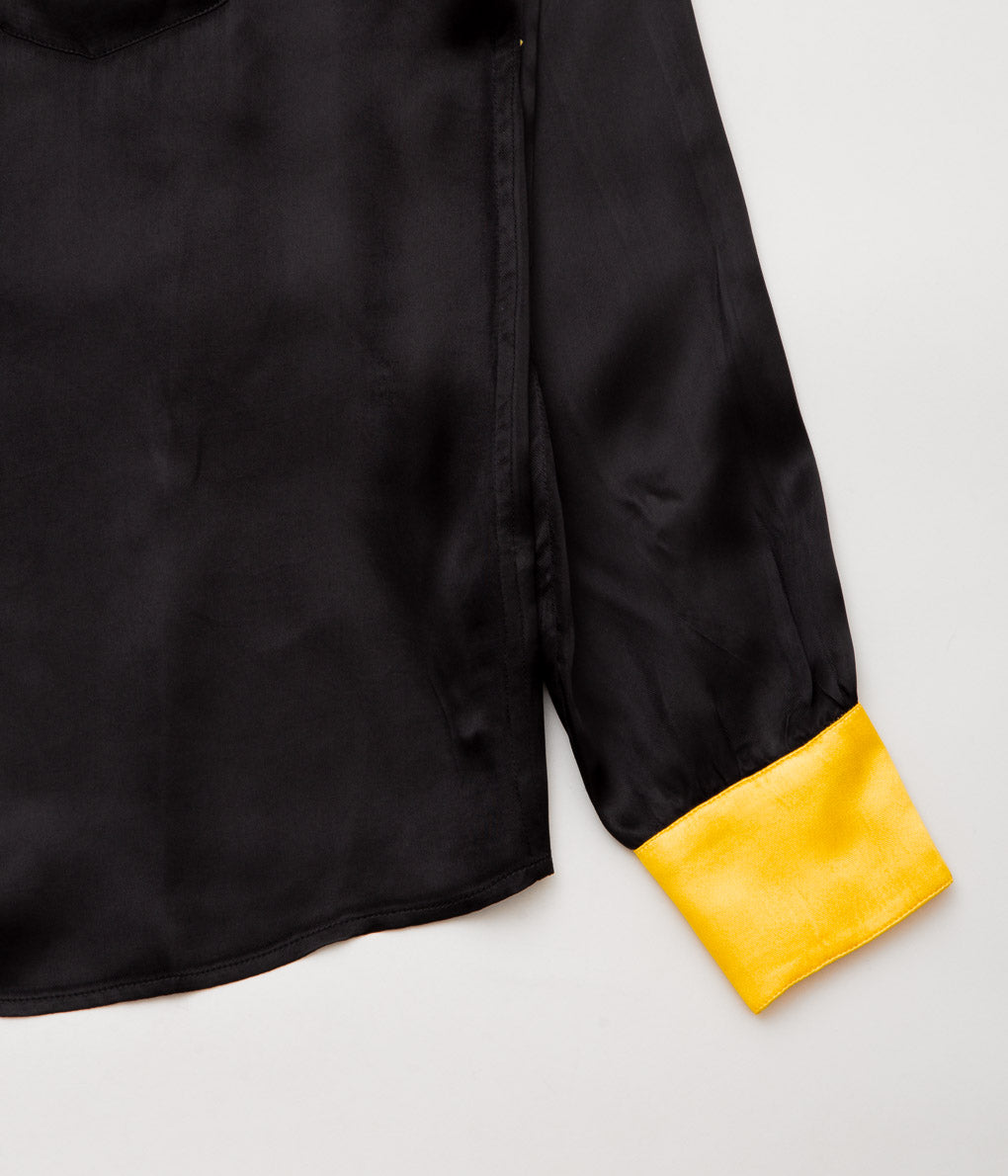 BODE ''SEQUIN RODEO SHIRT'' (GOLD BLACK)