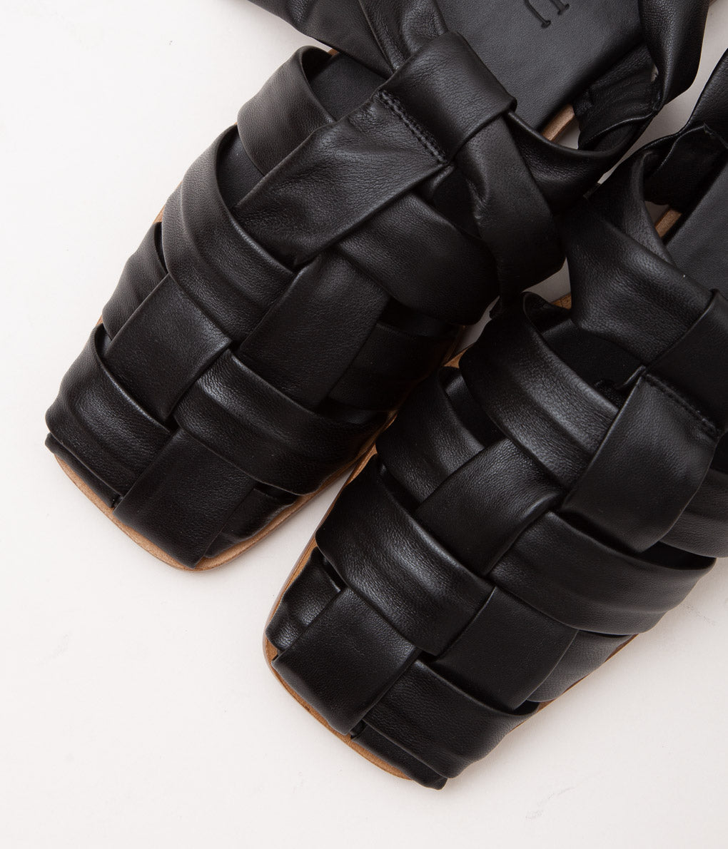 HEREU "BENA"(BLACK/NATURAL)