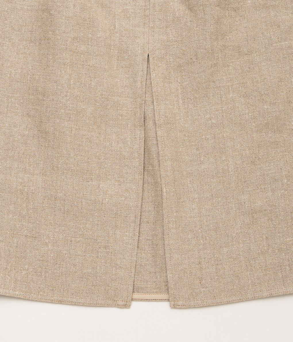 DELIY "LINEN CANVAS LONG SKIRT"(NATURAL)