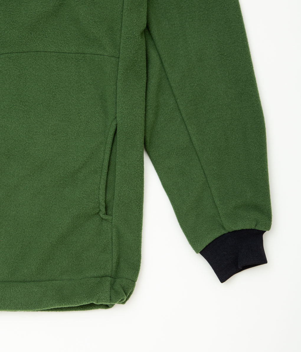 ATMOSPHERE MOUNTAINWORKS "FLEECE 1/4 ZIP PULLOVER"(GREEN×PURPLE)