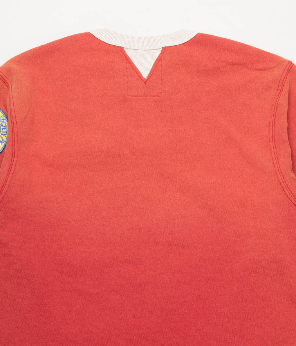 SAMUEL ZELIG "SYCAMORE CYCLING CREWNECK"(VINTAGE RED)