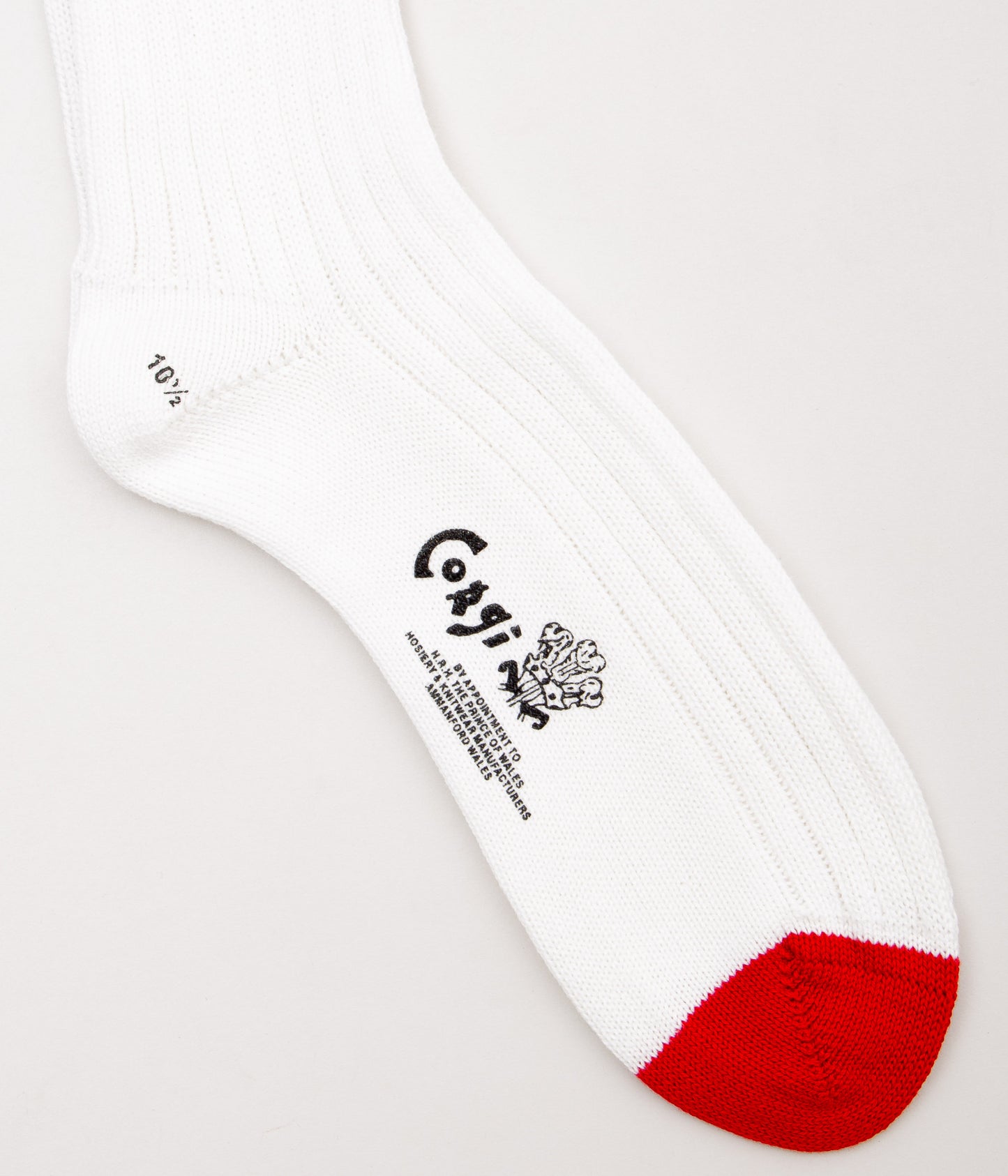 CORGI "MEN'S COTTON COLOR BLOC SOCKS" (SMOKE/WHITE/BRIGADE)