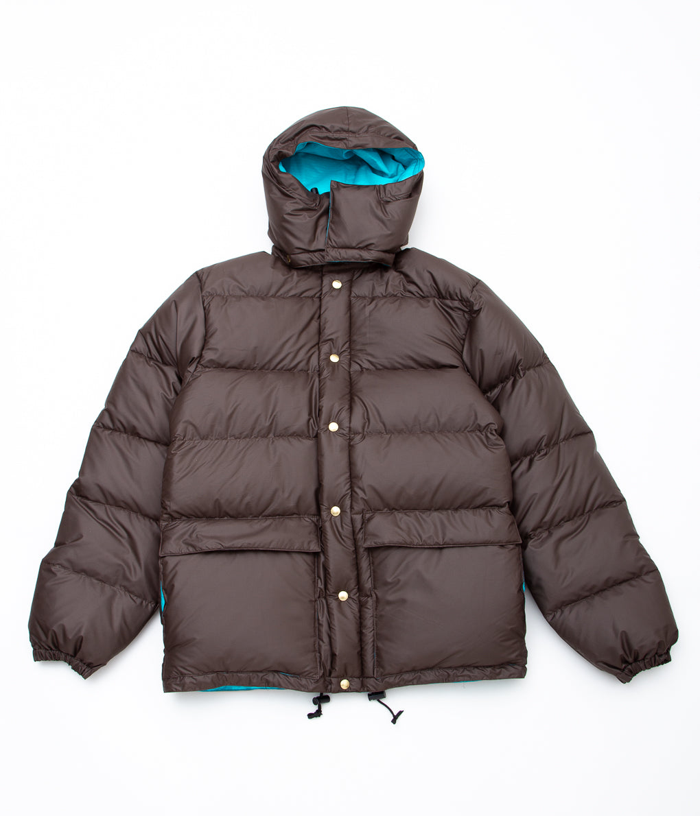 CRESCENT DOWN WORKS "CLASSICO DOWN PARKA"(CHOCOLATE/EMERALD)