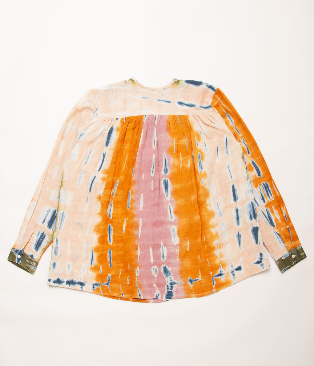 V DE VINSTER ''TIE&DYE BLOUSE'' (PINK)