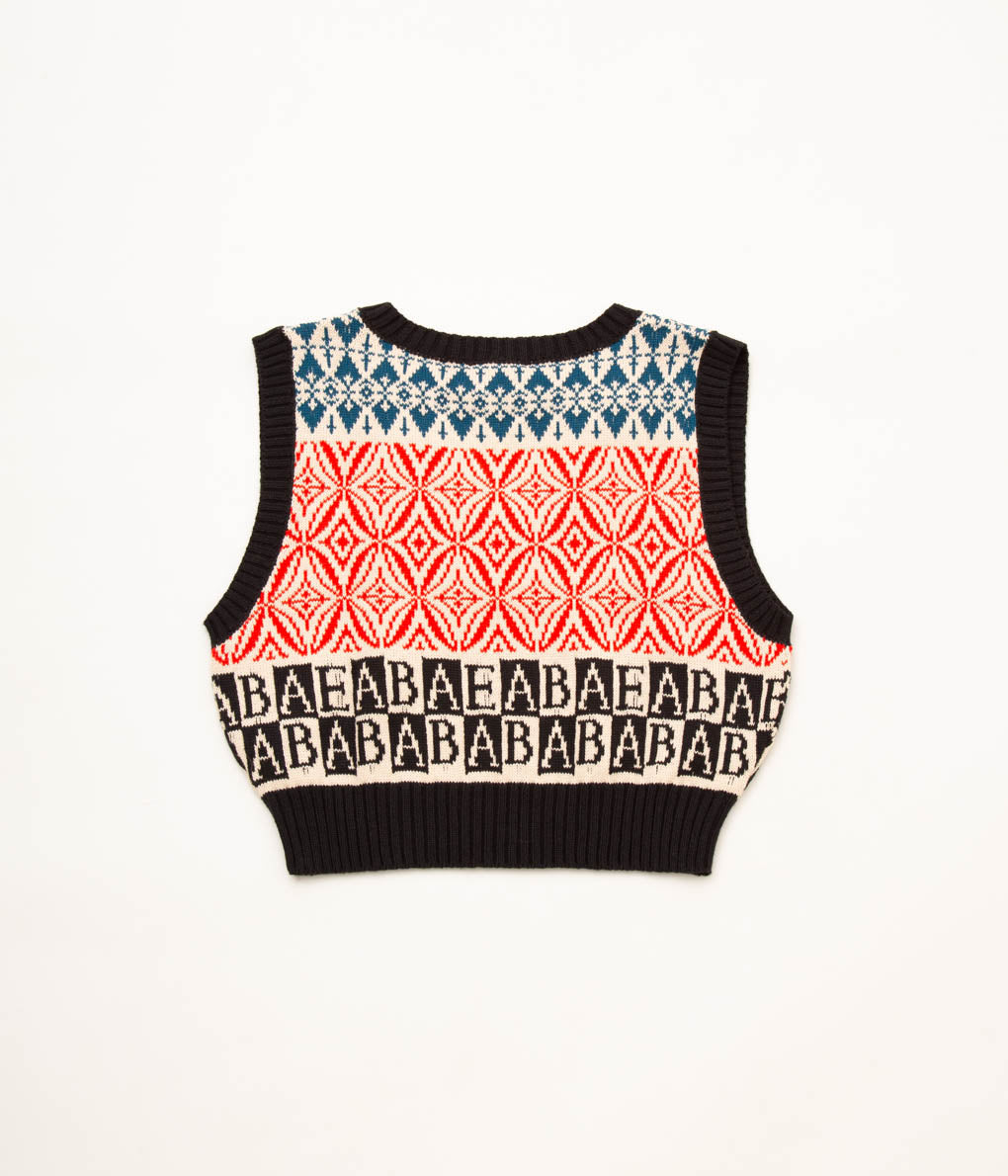 BODE "ALPHABET VEST"(RED MULTI)