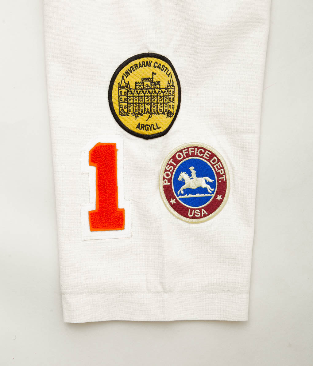 BODE ''CAMBRIDGE PATCH JACKET'' (WHITE MULTI)