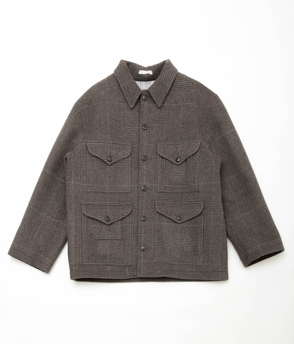 GORSCH ''MACKINAW Jacket WIDE Check WOOL'' (BROWN/BLUE)