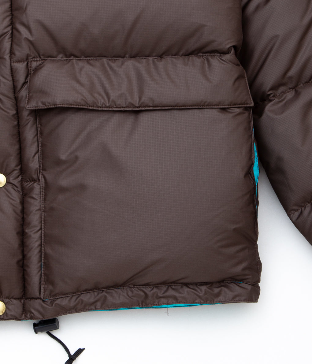 CRESCENT DOWN WORKS "CLASSICO DOWN PARKA"(CHOCOLATE/EMERALD)