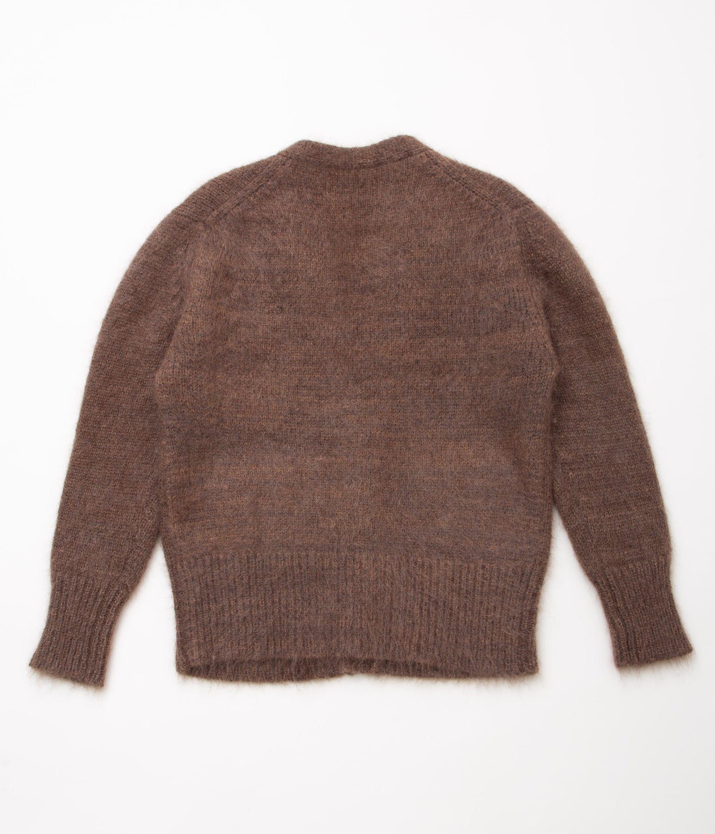 CORGI "No.3485 4PLY MOHAIR / GEELONG WOOL CARDIGAN"(BROWN MELANGE)