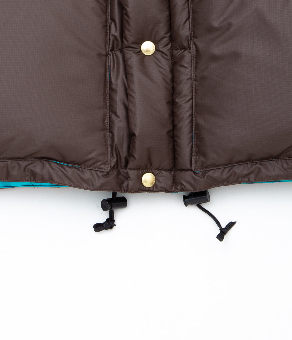 CRESCENT DOWN WORKS "CLASSICO DOWN PARKA"(CHOCOLATE/EMERALD)