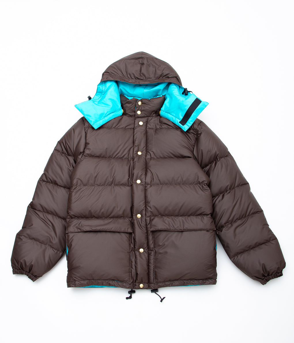 CRESCENT DOWN WORKS "CLASSICO DOWN PARKA"(CHOCOLATE/EMERALD)