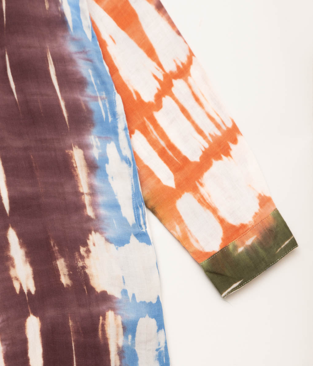 V DE VINSTER ''TIE&DYE DRESS'' (TANGERINE)