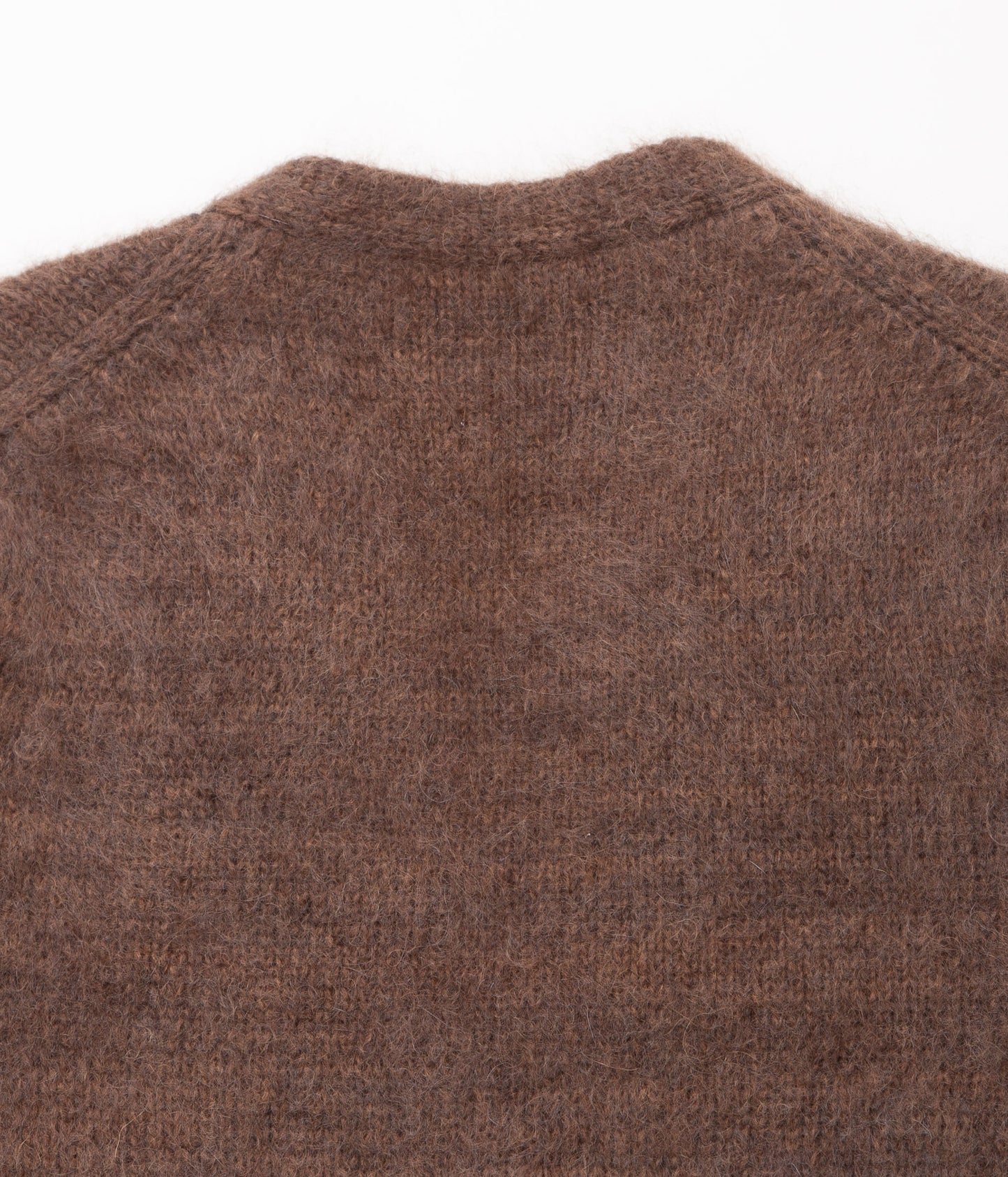 CORGI "No.3485 4PLY MOHAIR / GEELONG WOOL CARDIGAN"(BROWN MELANGE)