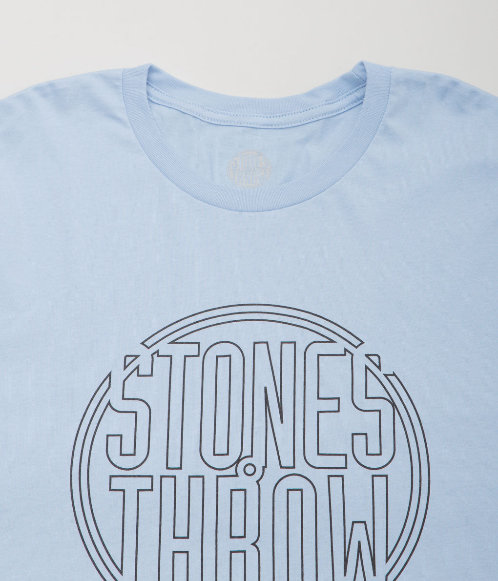 STONES THROW RECORDS ''OUTLINE LOGO TEE'' (BLUE)