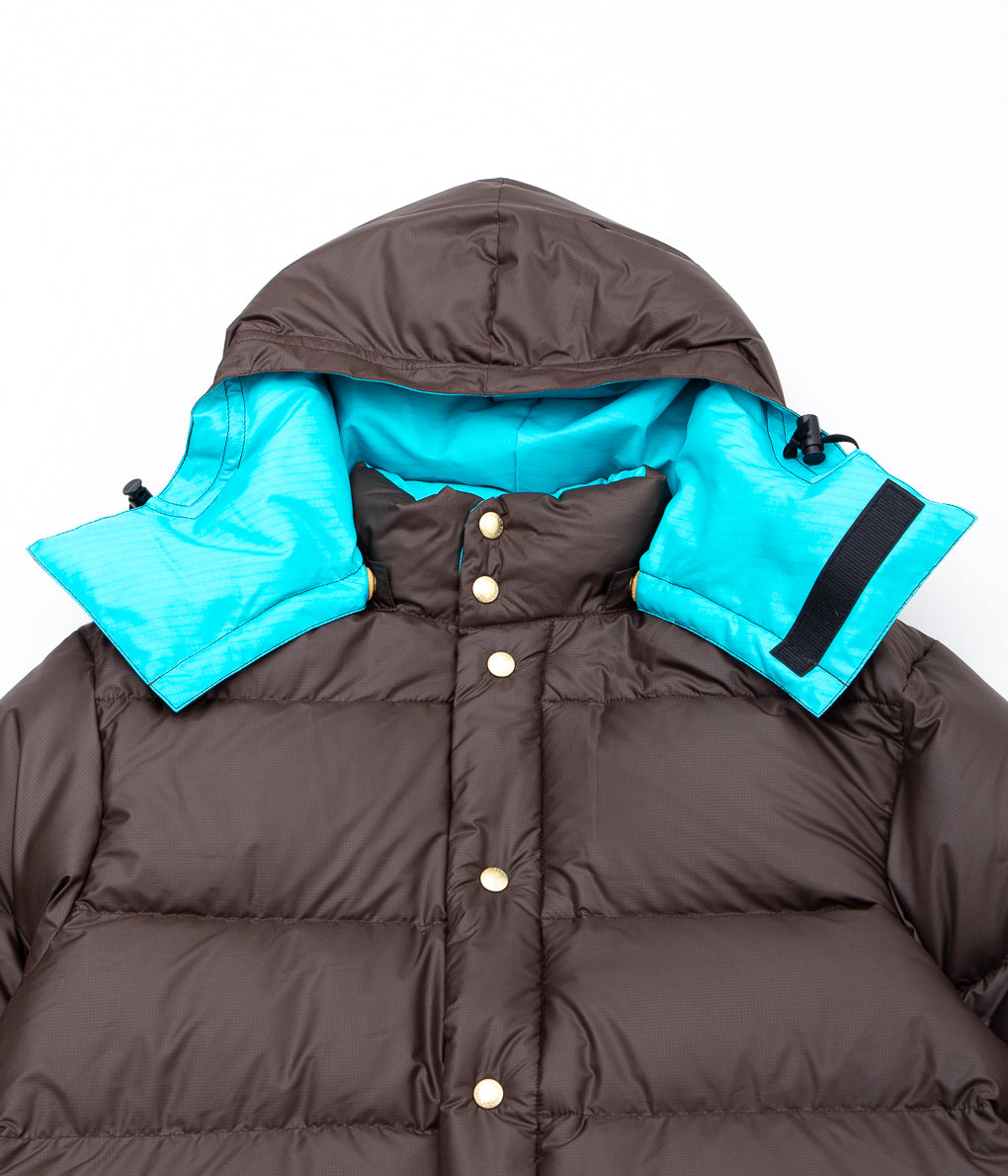 CRESCENT DOWN WORKS "CLASSICO DOWN PARKA"(CHOCOLATE/EMERALD)