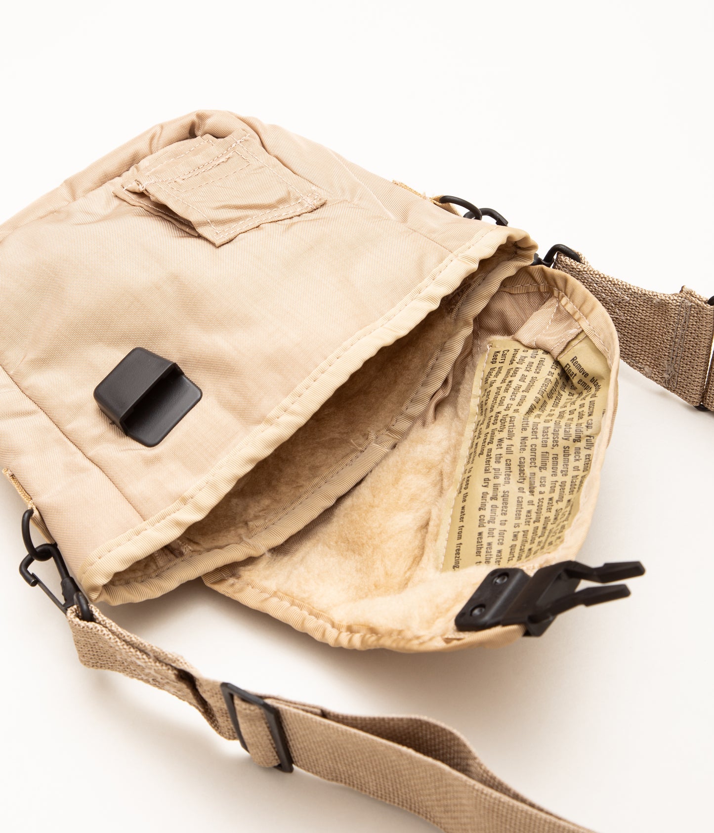 VINTAGE BAGS "DESERT CANTEEN COVER"(BEIGE)