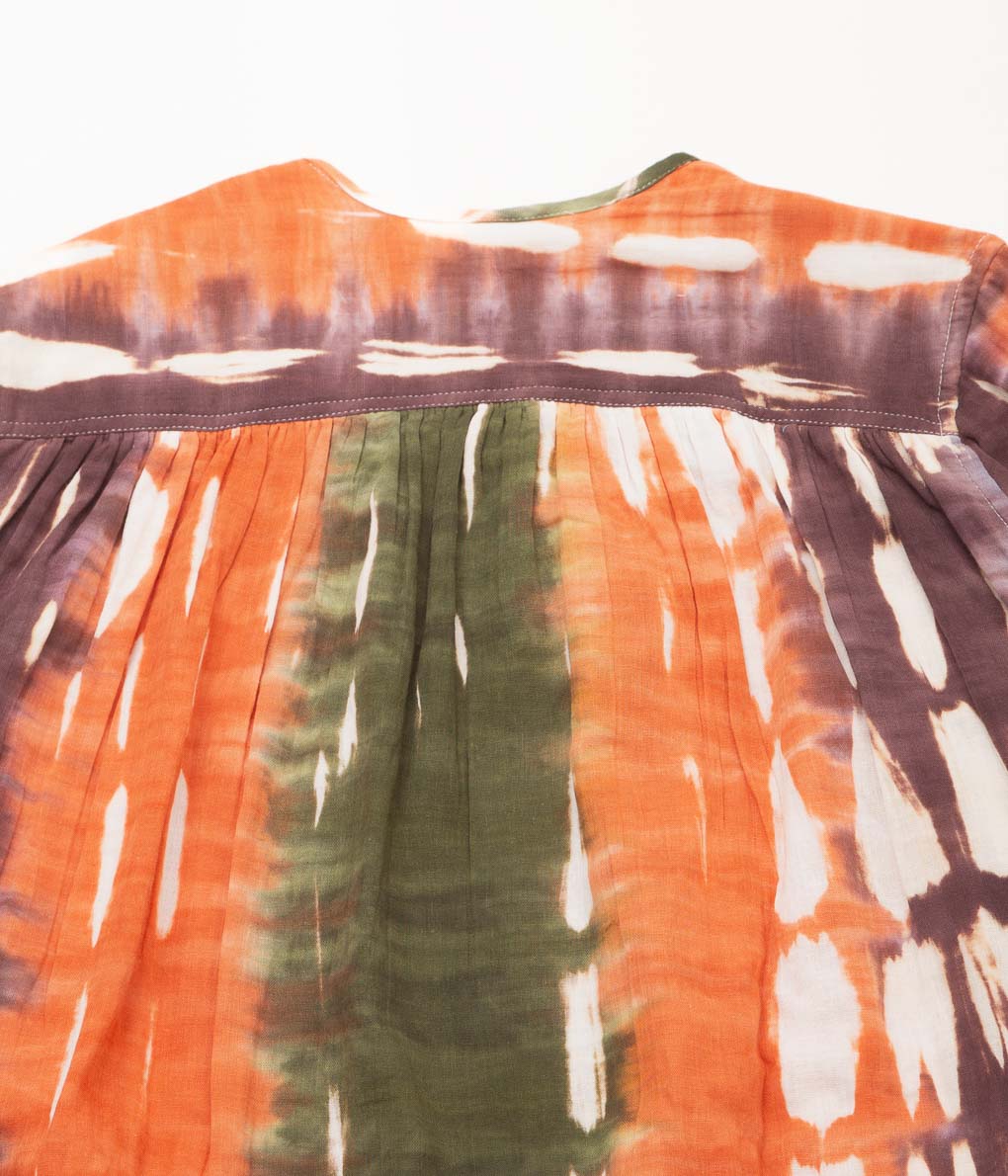 V DE VINSTER ''TIE&DYE DRESS'' (TANGERINE)