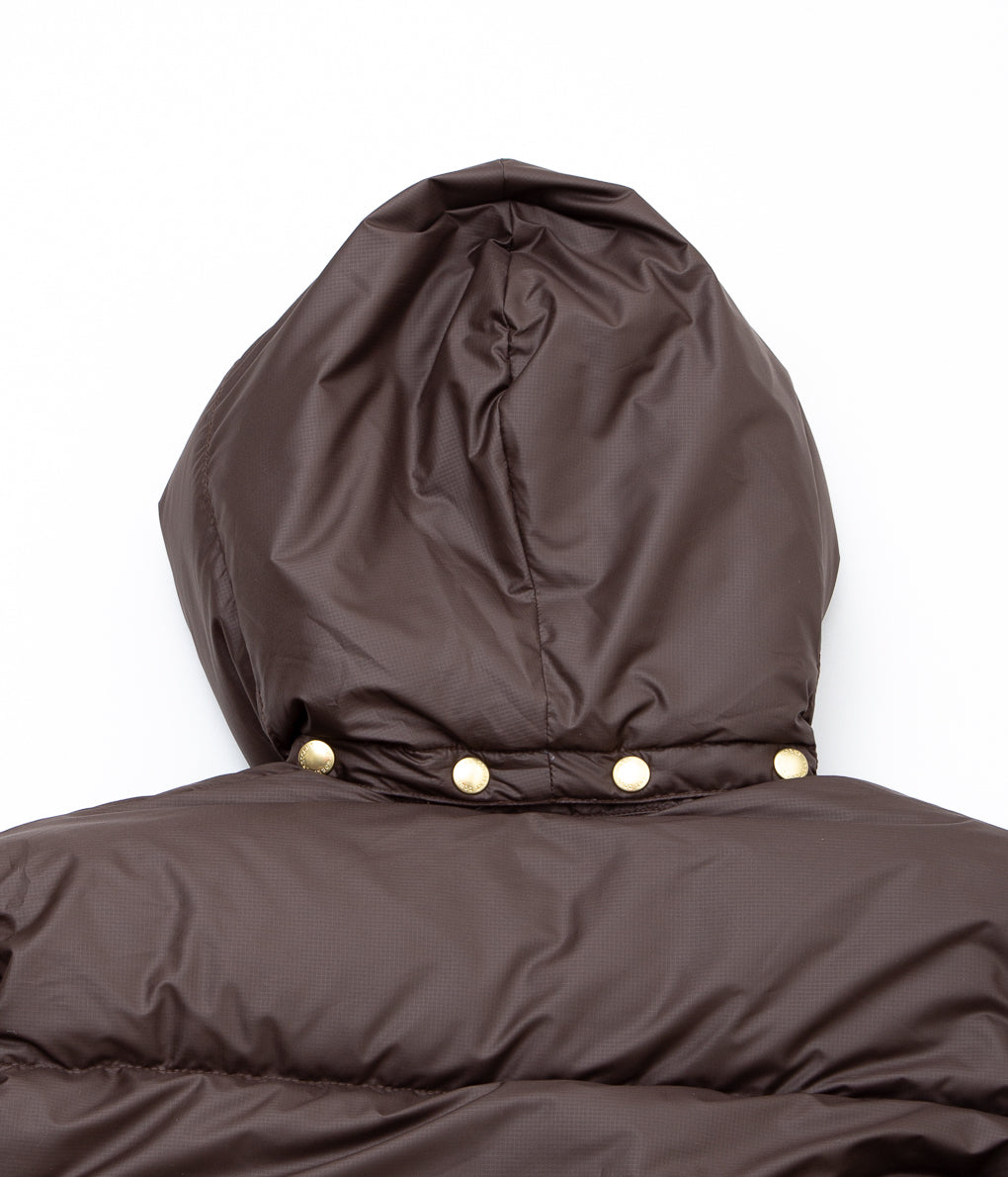 CRESCENT DOWN WORKS "CLASSICO DOWN PARKA"(CHOCOLATE/EMERALD)