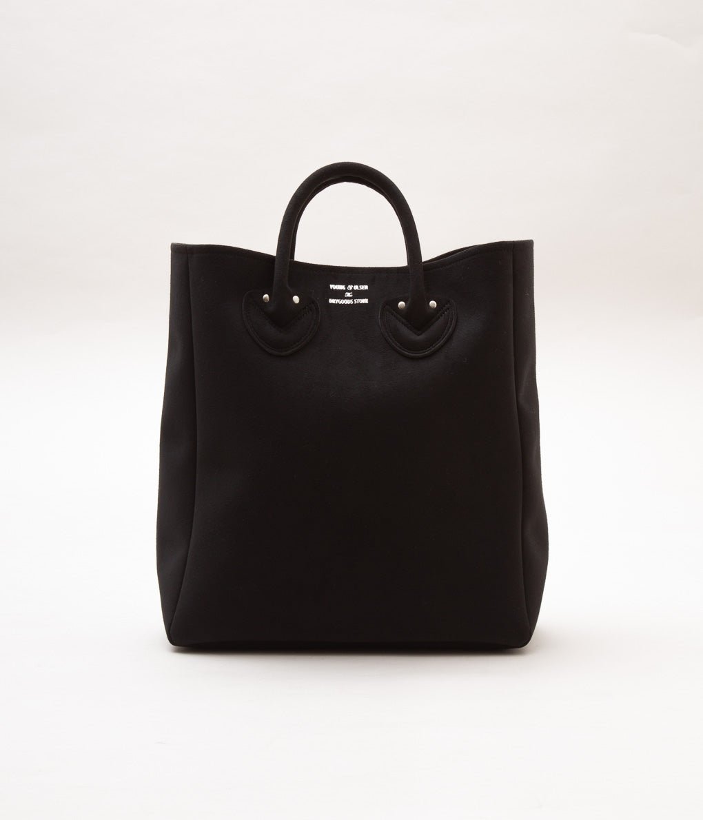 YOUNG&OLSEN THE DRYGOODS STORE ''ULTRASUEDE_ TOTE M'' (BLACK ONYX)