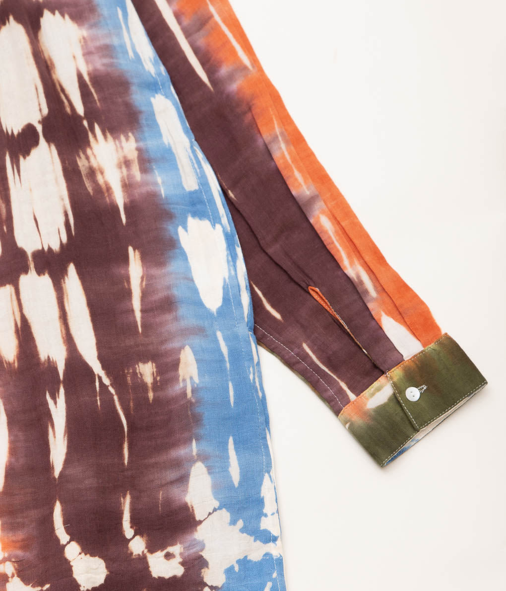V DE VINSTER ''TIE&DYE DRESS'' (TANGERINE)
